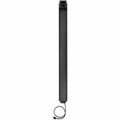 FSR 3-2-1 Snap Stick Cable Raceway with 2 Duplex Power Outlets (3-6', Slate)
