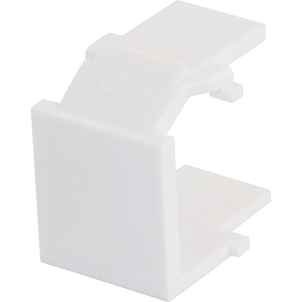 C2G Snap-In Blank Keystone Insert Module (White)