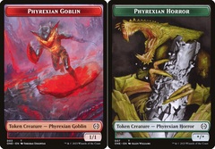 Phyrexian Goblin (003) // Phyrexian Horror (007) Double-Sided Token