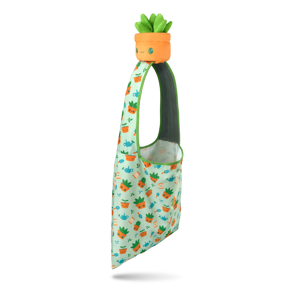 Gardening Succulent Plushie Tote Bag