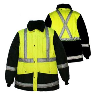 Hi Vis Yellow Insulated Jacket