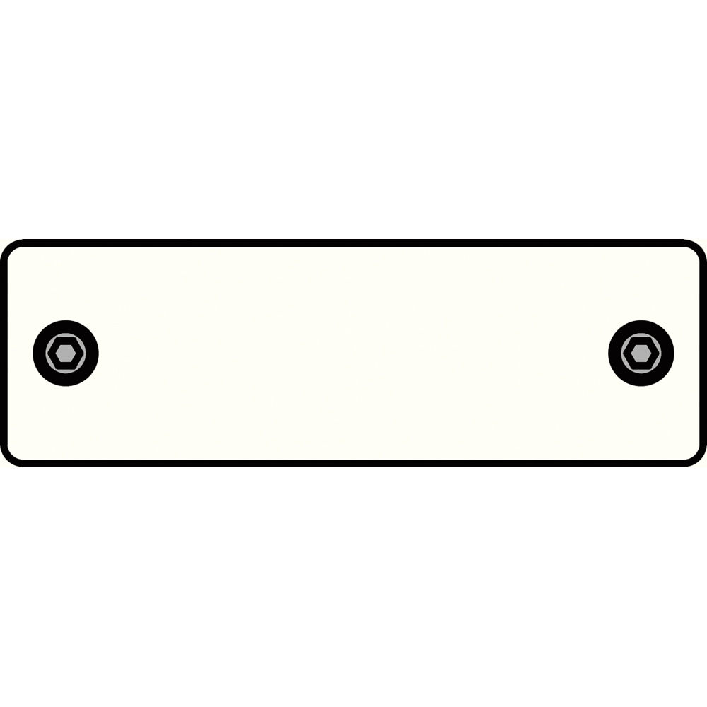 FSR IPS-B000S-WHT IPS Blank Insert (White)