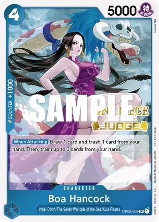 Boa Hancock - OP02-059 - P (Judge Promo) - Foil