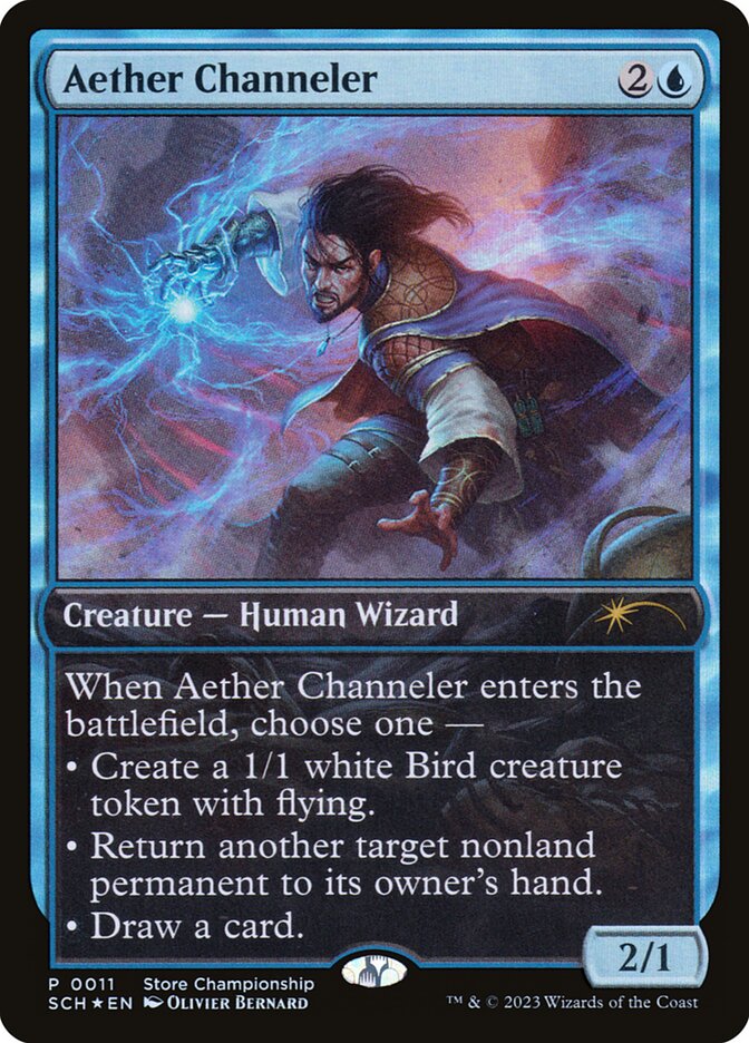 Aether Channeler (Top 8) (Store Championships Promos) - Foil
