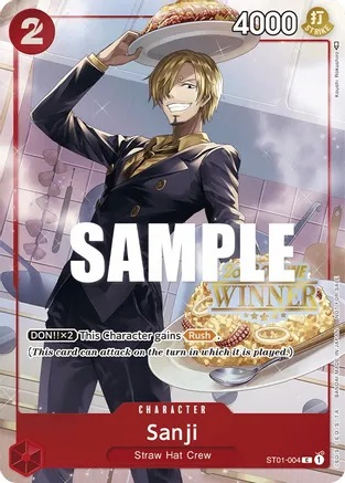 Sanji - ST01-004 - P (Online Regional 2023) (Winner)