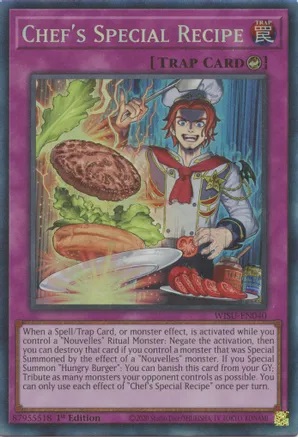 Chefs Special Recipe - WISU-EN040 - Collectors Rare - 1st Edition