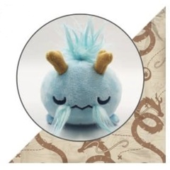 Light Blue Dragon Plushie Tote Bag