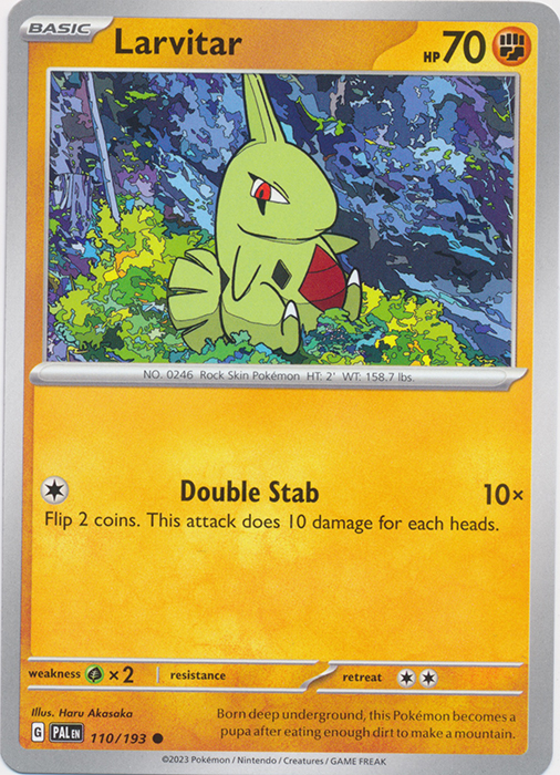 Larvitar - 110/193 - Common