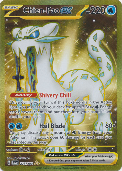 Chien-Pao ex - 274/193 - Hyper Rare