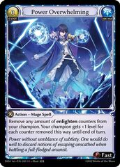 Power Overwhelming - DOA 1st-EN-245 - SR - Foil