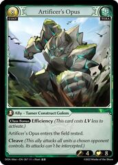 Artificer's Opus - DOA Alter-EN-267 - SR