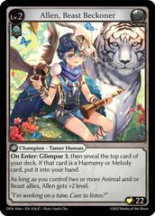 Allen, Beast Beckoner - DOA Alter-EN-016 - C - Foil