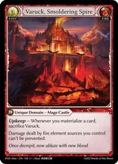 Varuck, Smoldering Spire - DOA Alter-EN-158 - SR - Foil