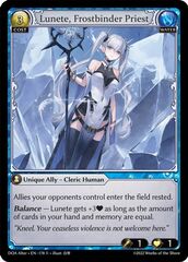 Lunete, Frostbinder Priest - DOA Alter-EN-178 - R - Foil