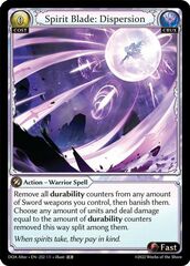Spirit Blade: Dispersion - DOA Alter-EN-252 - SR - Foil