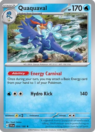 Quaquaval - 054/198 - Non-Holo Theme Deck Exclusive