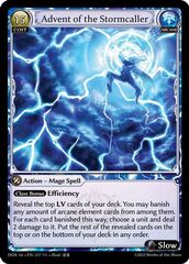Advent of the Stormcaller - DOA 1st-EN-237 - SR - Foil