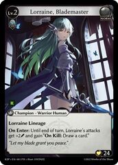 Lorraine, Blademaster - KPS-EN-001 - PR - Foil (Kickstarter Promo)