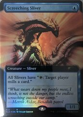 Screeching Sliver ~ Extended Art (622) - Foil