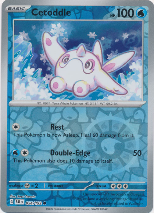 Cetoddle - 054/193 - Common - Reverse Holo