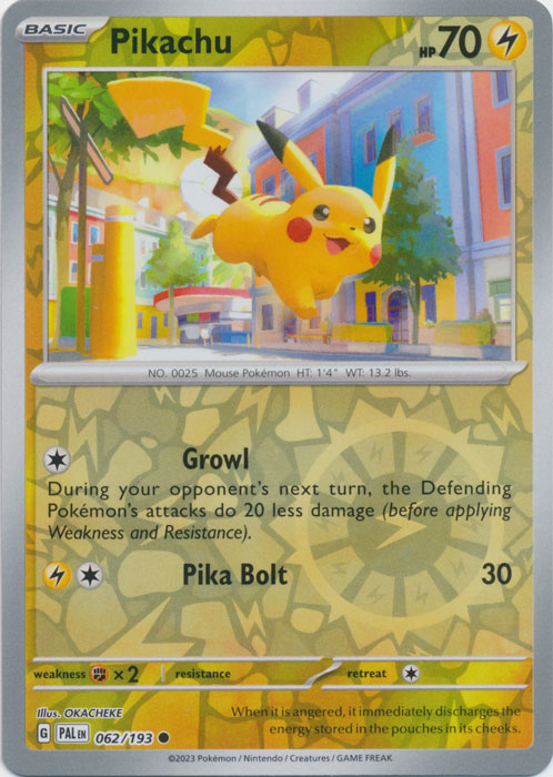 Pikachu - 062/193 - Common - Reverse Holo