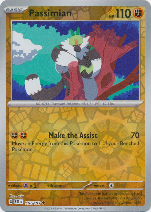 Passimian - 118/193 - Uncommon - Reverse Holo