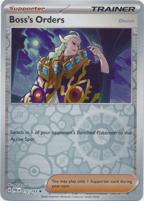 Bosss Orders - 172/193 - Holo Rare - Reverse Holo
