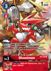 Shoutmon - BT5-009 - U (Tamer's Evolution Box 2) - Foil