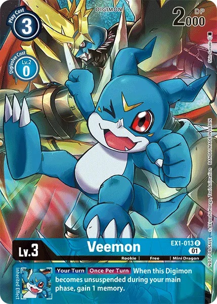 Veemon - EX1-013 - R (Tamers Evolution Box 2)