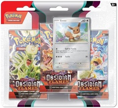 Scarlet & Violet - Obsidian Flames 3 Pack Blister - Eevee