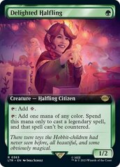 Delighted Halfling - Extended Art