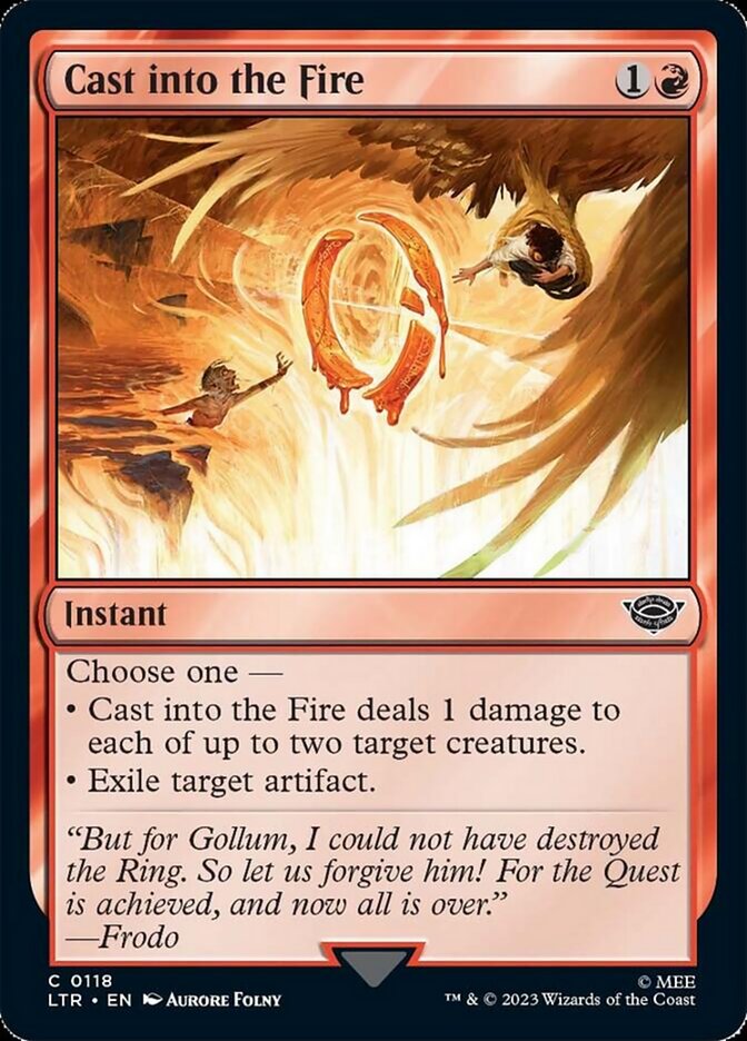 Cast into the Fire - Foil