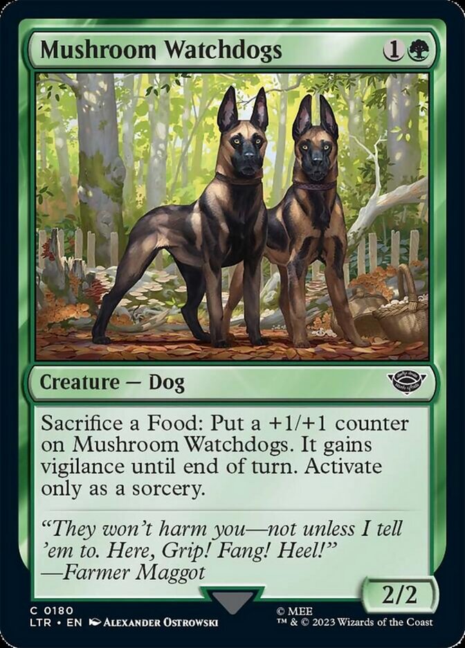 Mushroom Watchdogs - Foil