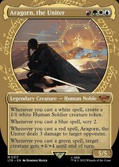 Aragorn, the Uniter (317) (Borderless) (Showcase) - Foil