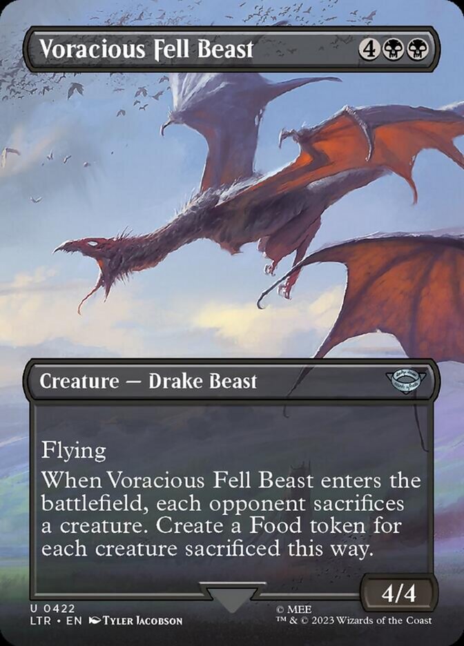 Voracious Fell Beast - Foil - Borderless