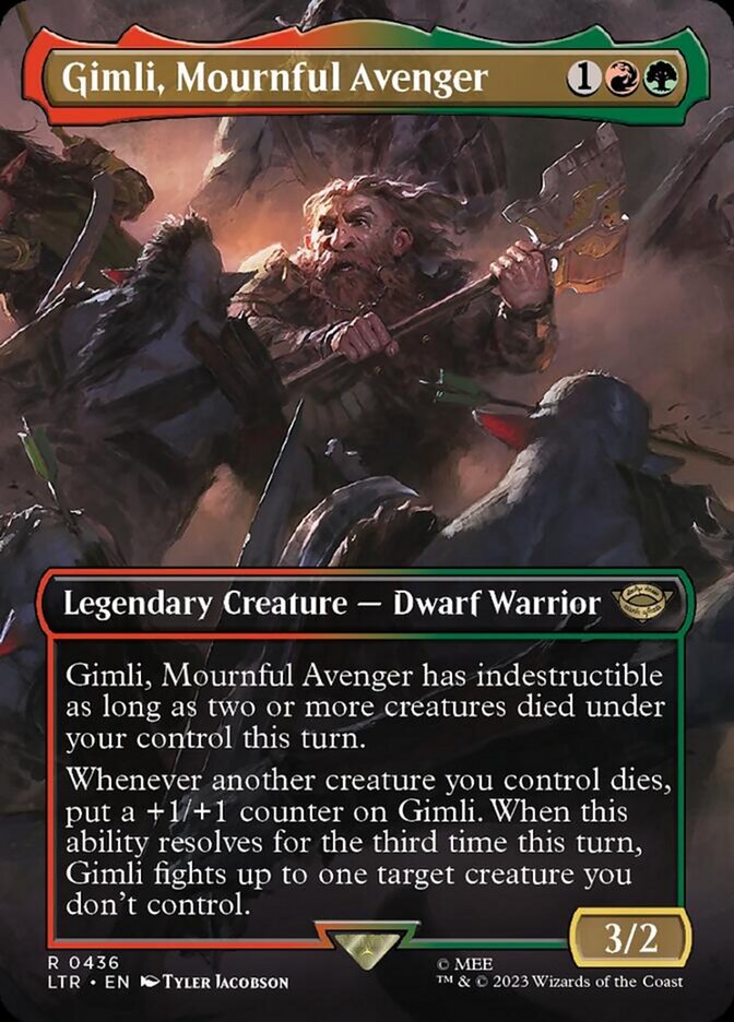 Gimli, Mournful Avenger - Foil - Borderless