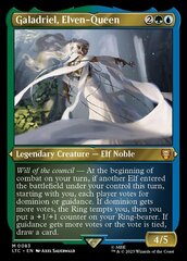 Galadriel, Elven-Queen (083) (Display Commander) (Thick Stock) - Foil Etched