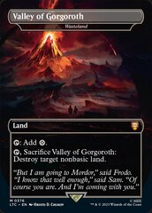 Valley of Gorgoroth (0376) - Wasteland - Foil - Borderless