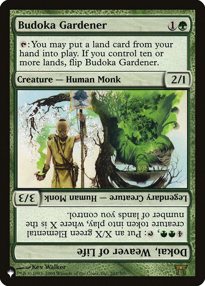 Budoka Gardener - The List