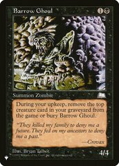 Barrow Ghoul - The List