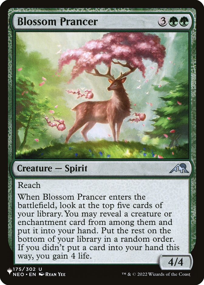 Blossom Prancer - The List