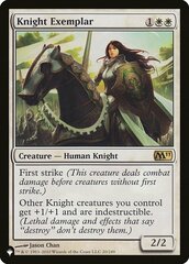 Knight Exemplar (Magic 2011) - The List