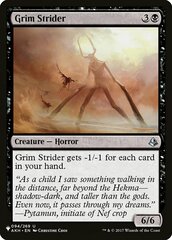 Grim Strider - The List