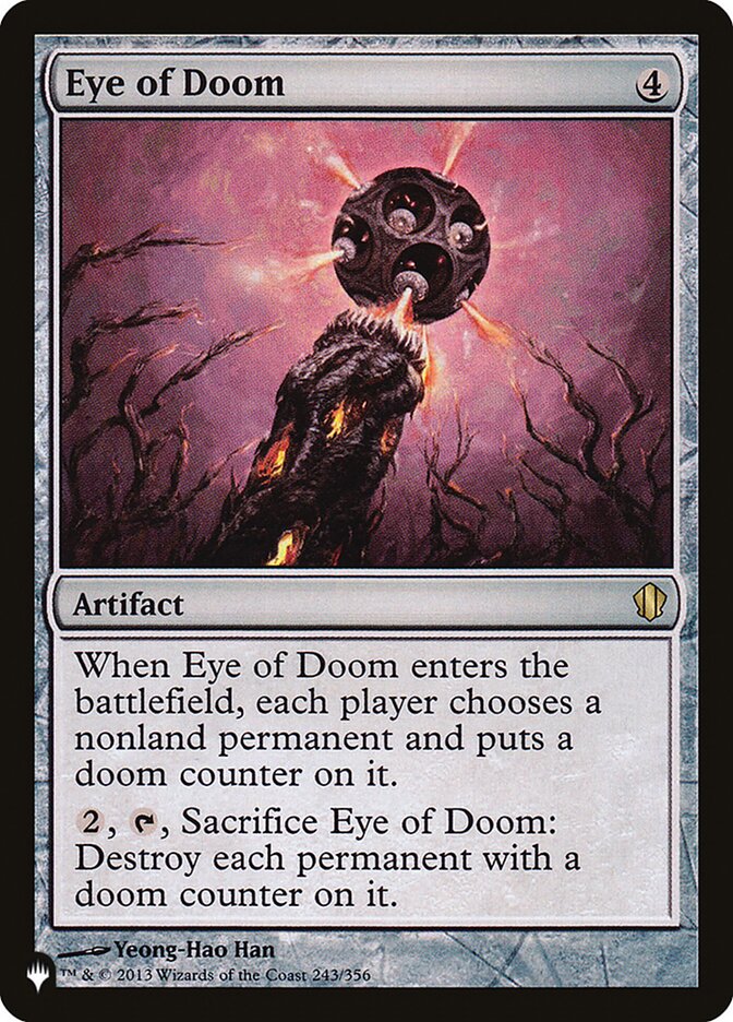 Eye of Doom - The List