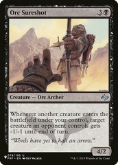 Orc Sureshot - The List