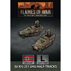 Flames of War WW2: Sd Kfz 251 Uhu Half-tracks