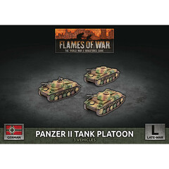 Flames of War WW2: Panzer II Tank Platoon