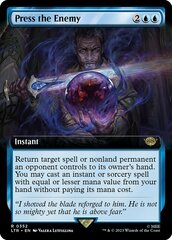 [DEPRECATED] Press the Enemy - Foil - Extended Art