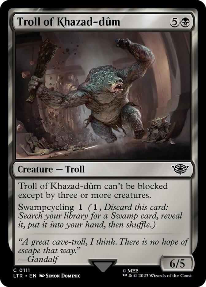 Troll of Khazad-dum - Foil