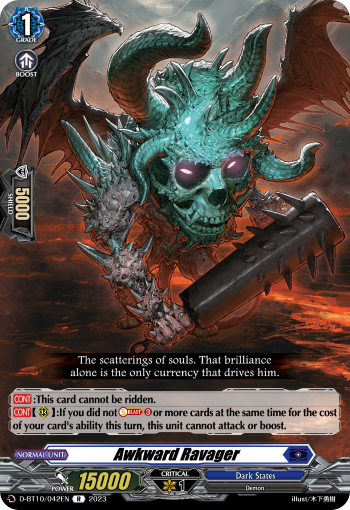 Awkward Ravager - D-BT10/042EN - R